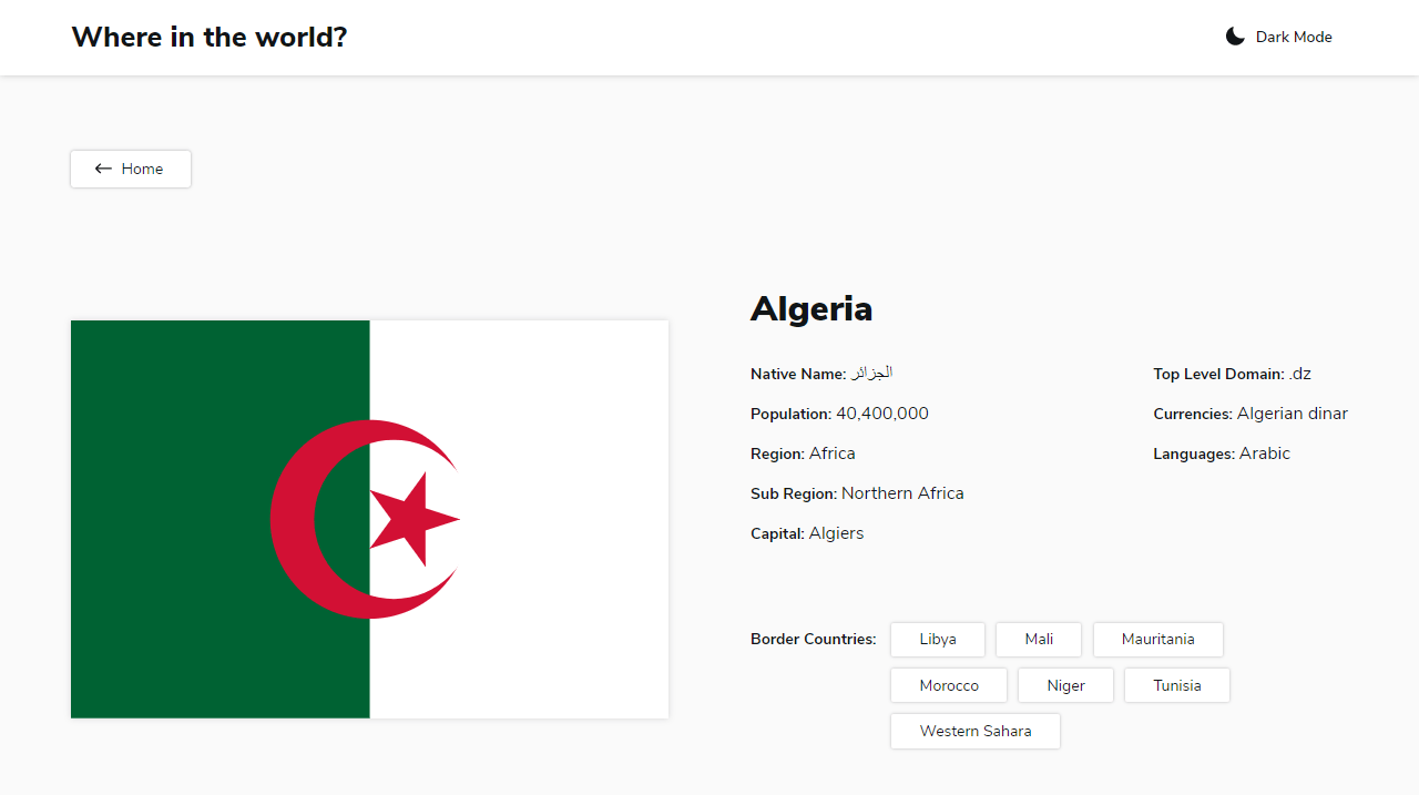 REST Countries API